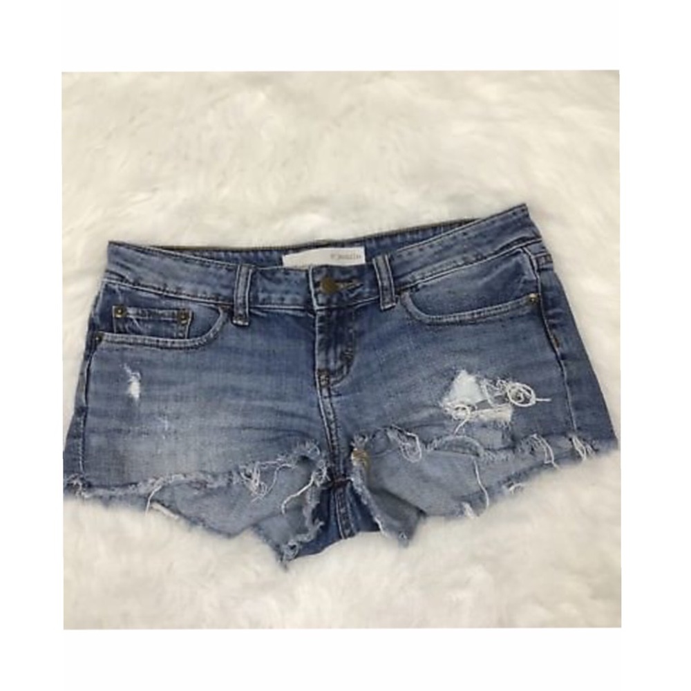 r jeans from Rubbish Destroyed Cutoff Shorts